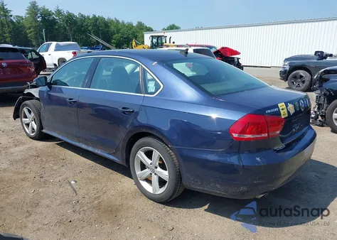 2012 Volkswagen Passat 2.5L Se from USA, damaged, VIN 1VWBP7A30CC047860
